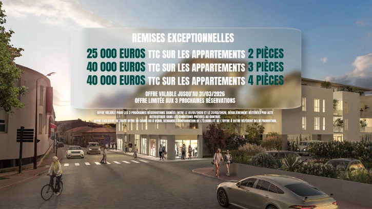 Programme neuf à SAINT-MEDARD-EN-JALLES — illustration non contractuelle