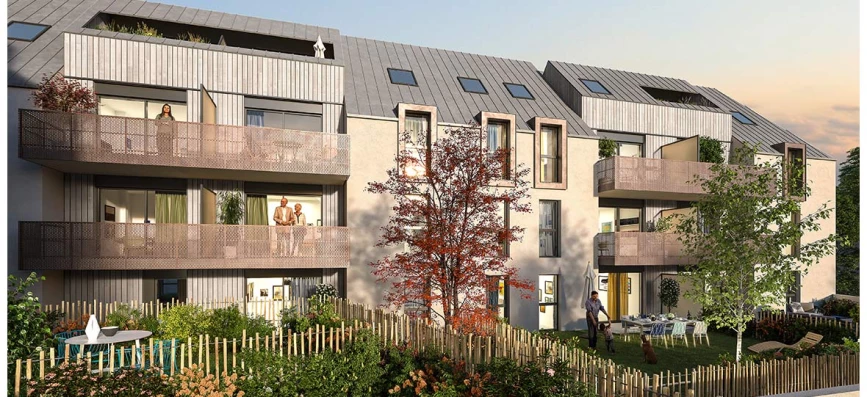 Programme neuf à SAINT-AUBIN-D'AUBIGNE — illustration non contractuelle