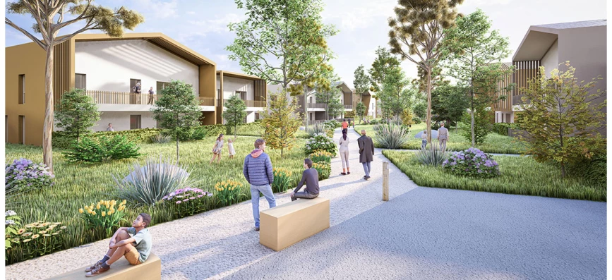 Programme neuf à SAINT-PRIEST — illustration non contractuelle