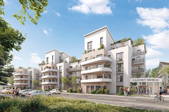 Programme neuf à JOUY-LE-MOUTIER — illustration non contractuelle