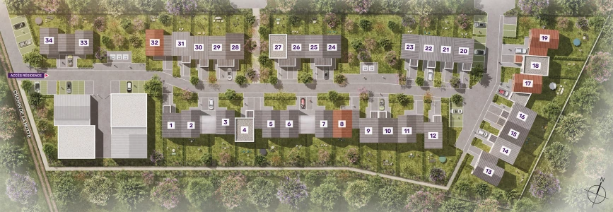 Programme neuf à GUERVILLE — illustration non contractuelle