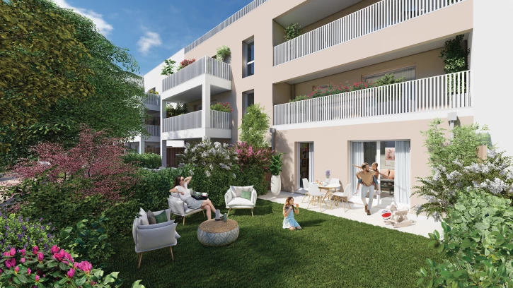 Programme neuf à JOUY-LE-MOUTIER — illustration non contractuelle