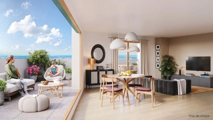 Programme neuf à CALUIRE-ET-CUIRE — illustration non contractuelle