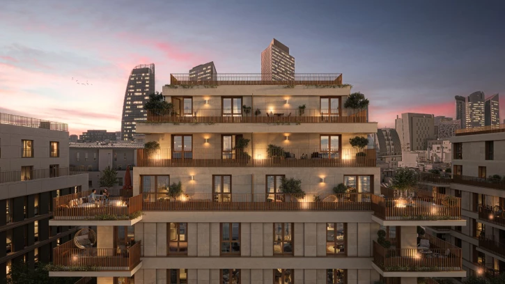 Programme neuf à COURBEVOIE — illustration non contractuelle