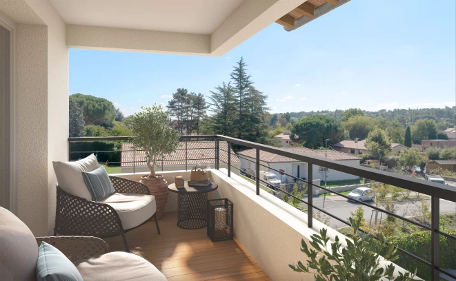 Programme neuf à AUZEVILLE-TOLOSANE — illustration non contractuelle