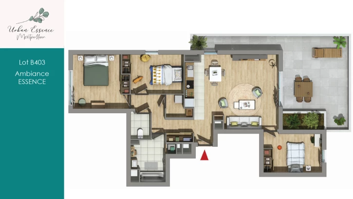 Programme neuf à MONTPELLIER — illustration non contractuelle