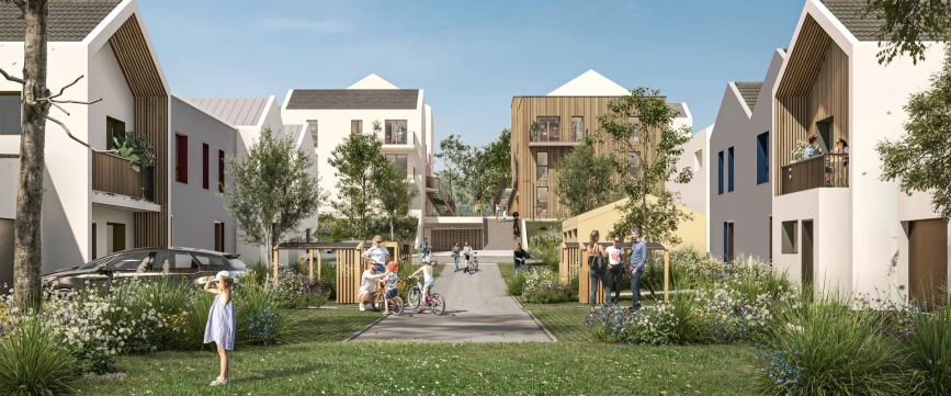 Programme neuf à CHENNEVIERES-LES-LOUVRES — illustration non contractuelle