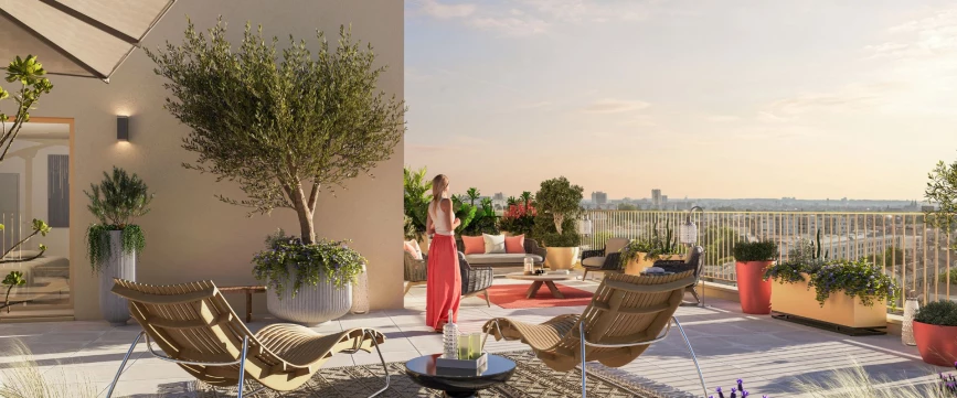 Programme neuf à BORDEAUX — illustration non contractuelle