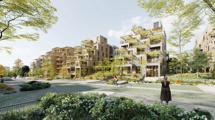 Programme neuf à RILLIEUX-LA-PAPE — illustration non contractuelle