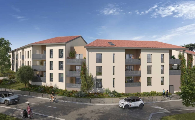 Programme neuf à RILLIEUX-LA-PAPE — illustration non contractuelle