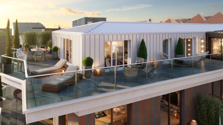 Programme neuf à LE TOUQUET-PARIS-PLAGE — illustration non contractuelle