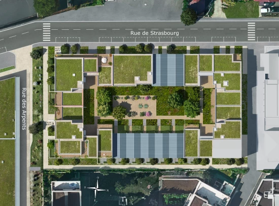 Programme neuf à CHENNEVIERES-LES-LOUVRES — illustration non contractuelle